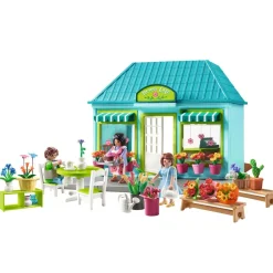 Boutique de fleuriste et salon de thé PLAYMOBIL MY LIFE 71807