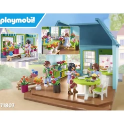 Boutique de fleuriste et salon de thé PLAYMOBIL MY LIFE 71807
