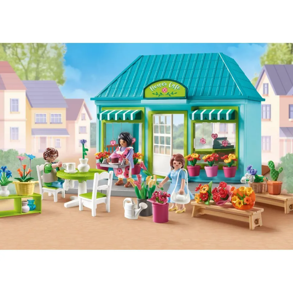 Boutique de fleuriste et salon de thé PLAYMOBIL MY LIFE 71807