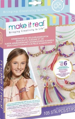 Bracelet suedine et or Make it Real
