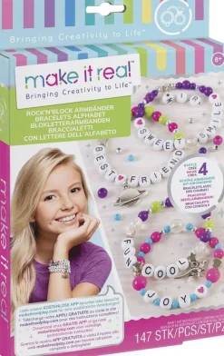 Bracelets alphabet Make it real