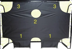 But de foot avec bâche d'entraînement