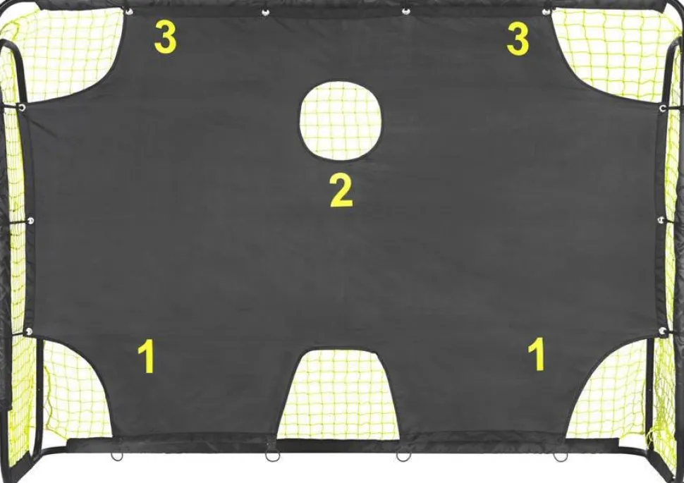 But de foot avec bâche d'entraînement