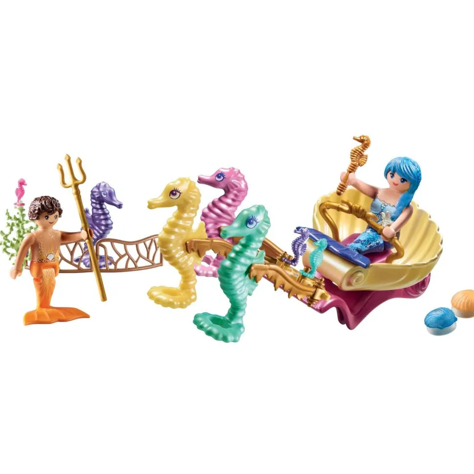 Calèche avec sirènes et hippocampes Playmobil Princess Magic 71500