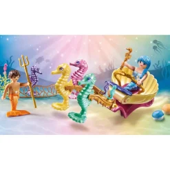 Calèche avec sirènes et hippocampes Playmobil Princess Magic 71500