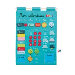 Calendrier Basic bleu