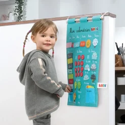 Calendrier Basic bleu