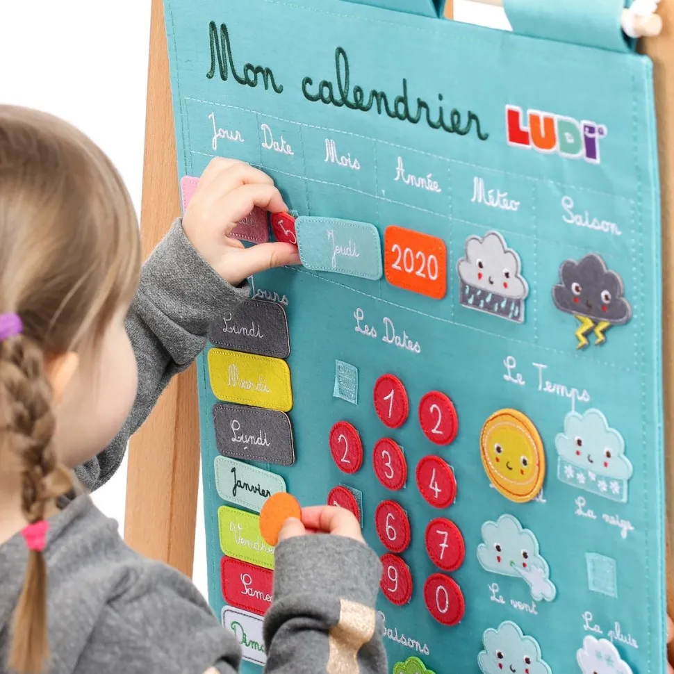 Calendrier Basic bleu