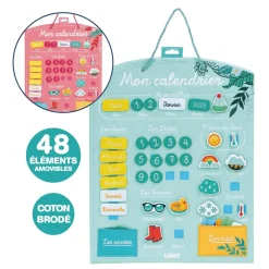 Calendrier mural turquoise