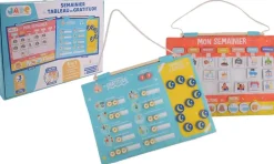 Calendrier Semainier Montessori Grattitu
