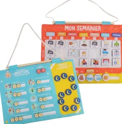 Calendrier Semainier Montessori Grattitu