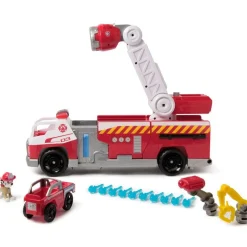 Camion de pompier deluxe et figurine Marcus - Fire Rescue La Pat Patrouille