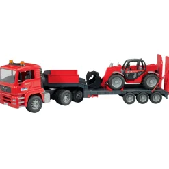 Camion de transport Man Tga avec engin Manitou MLT 633