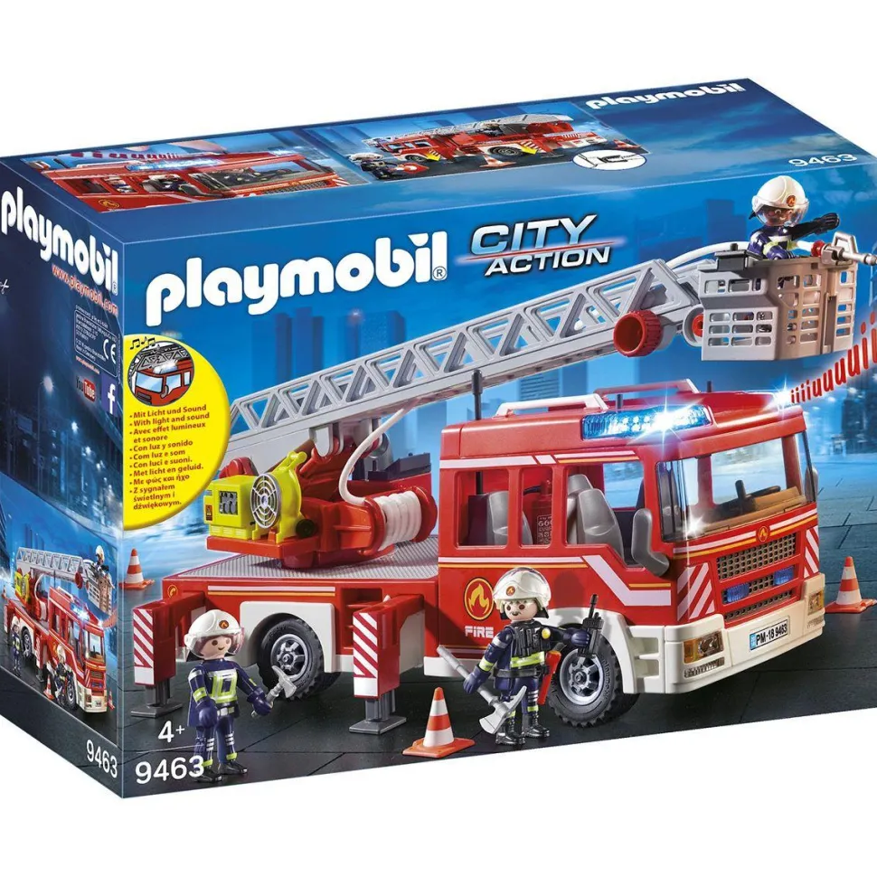 Camion pompiers échelle pivotante Playmobil City Action 9463