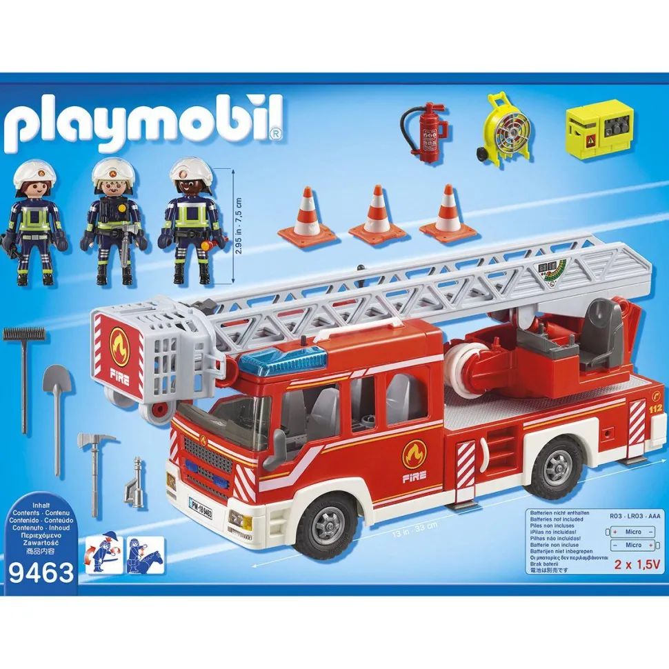 Camion pompiers échelle pivotante Playmobil City Action 9463