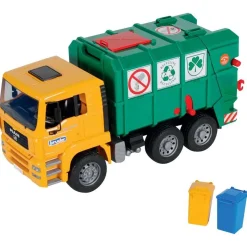 Camion Poubelle Vert Man Tga Bruder
