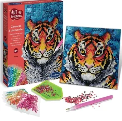 Caneva à diamanter tigre - Art et Créations
