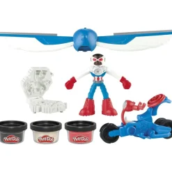 Captain america Moto tranchante Play-Doh Marvel