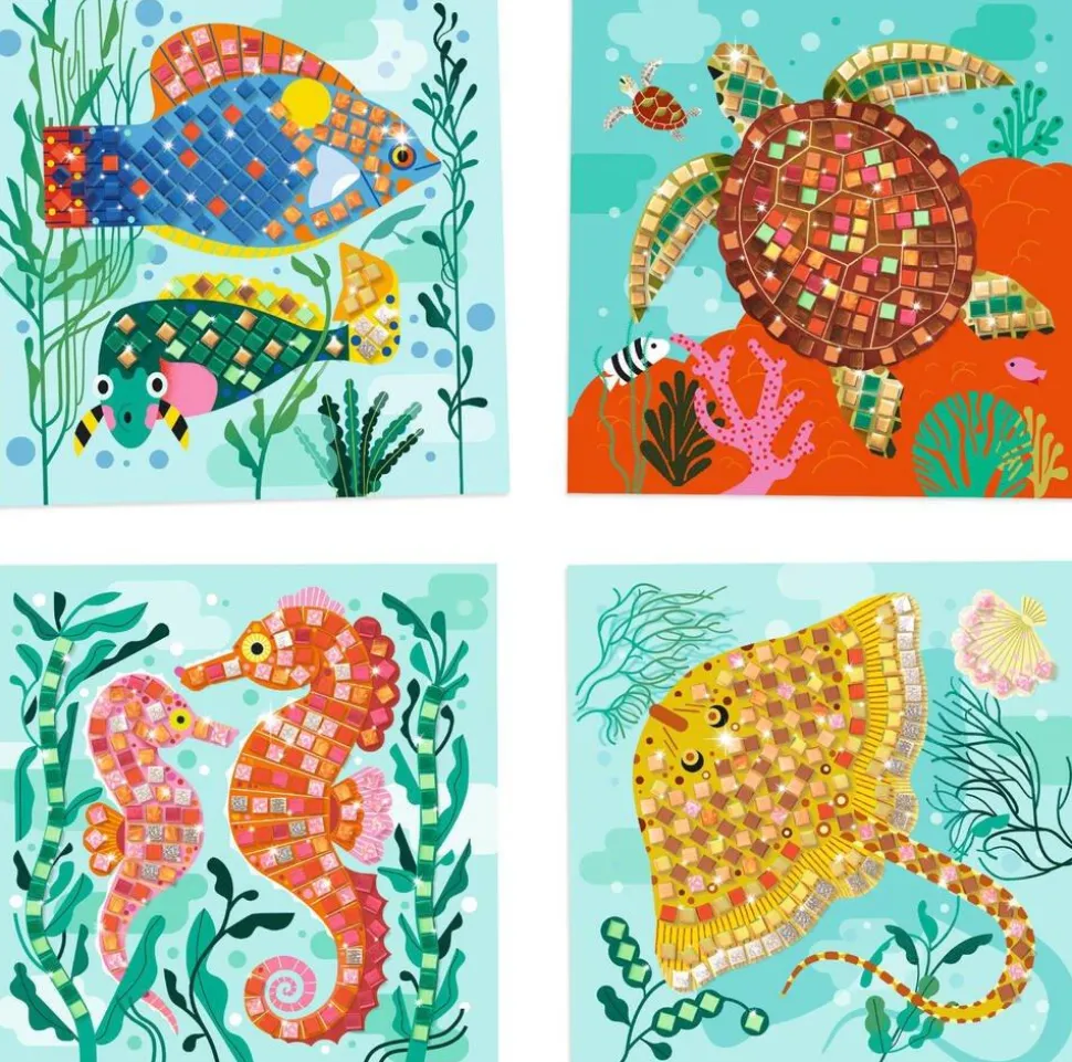Caraïbes - Coffret 4 mosaïques