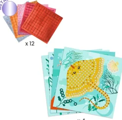 Caraïbes - Coffret 4 mosaïques