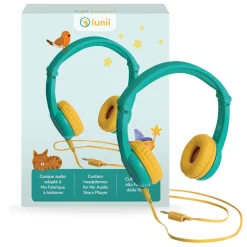 Casque audio pour conteuse LUNII color block vert