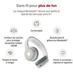 Casque Tonies Bluetooth Gris Lune