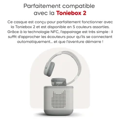 Casque Tonies Bluetooth Gris Lune