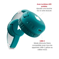 Casque Tonies Bluetooth Vert Océan