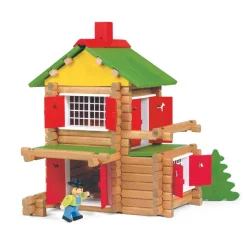 Chalet en bois à construire 135 pièces avec une voiture