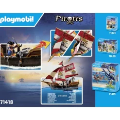 Chaloupe des pirates Playmobil 71418