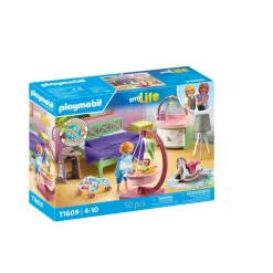 Chambre de parents avec berceau suspendu Playmobil My life 71609