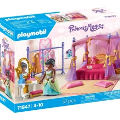 Chambre de princesses avec lit baldaquin Playmobil Princess Magic 71847