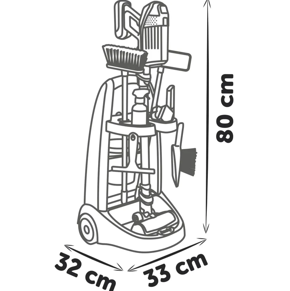 Chariot de ménage aspirateur balai Rowenta