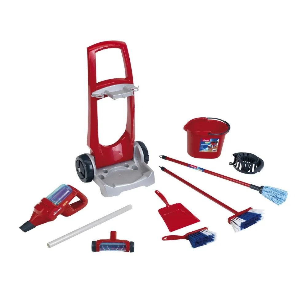 Chariot de ménage et aspirateur 3 en 1 Vileda