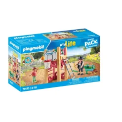 Charpentier avec tourelle de jeu Playmobil My life 71475