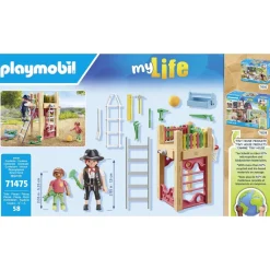 Charpentier avec tourelle de jeu Playmobil My life 71475