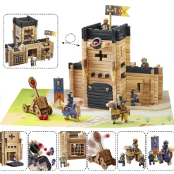 Chateau fort et catapulte