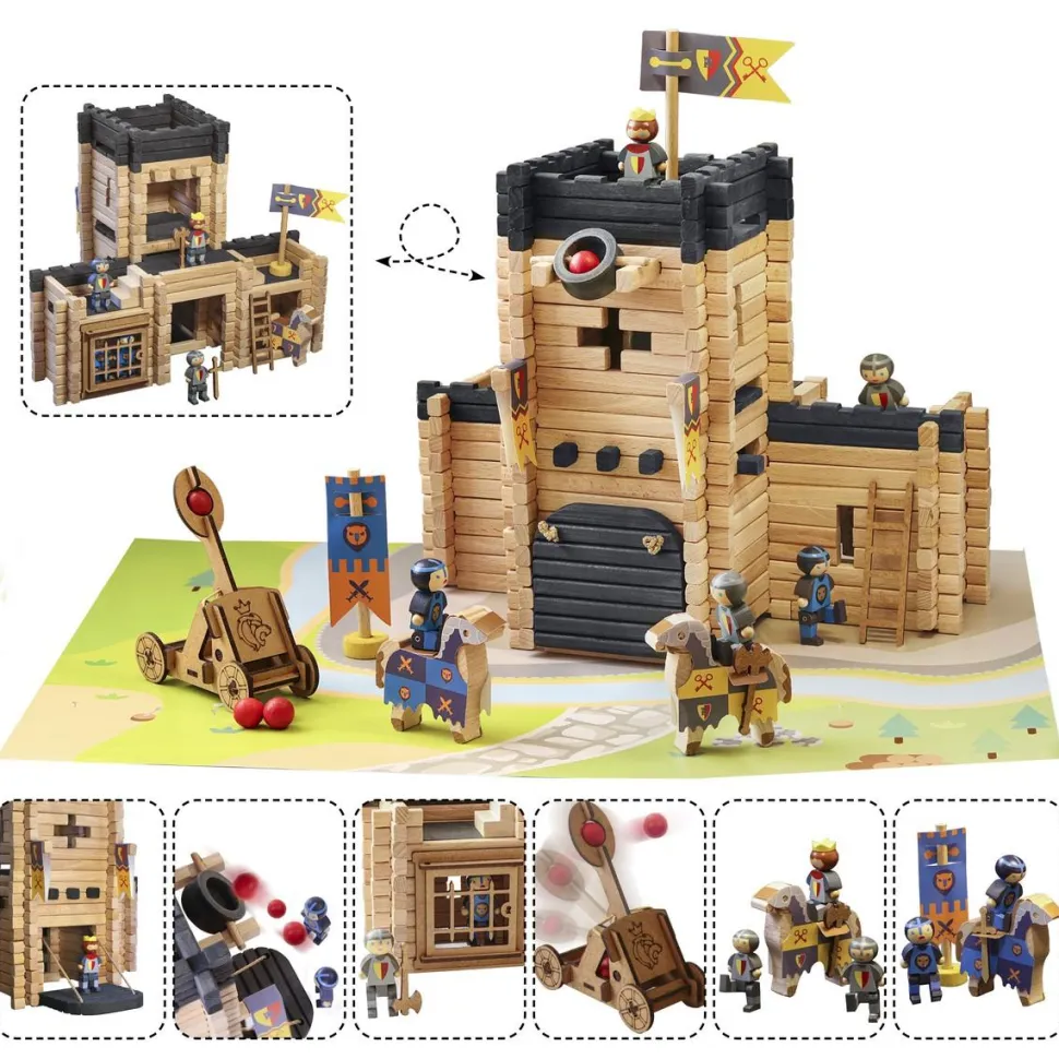 Chateau fort et catapulte