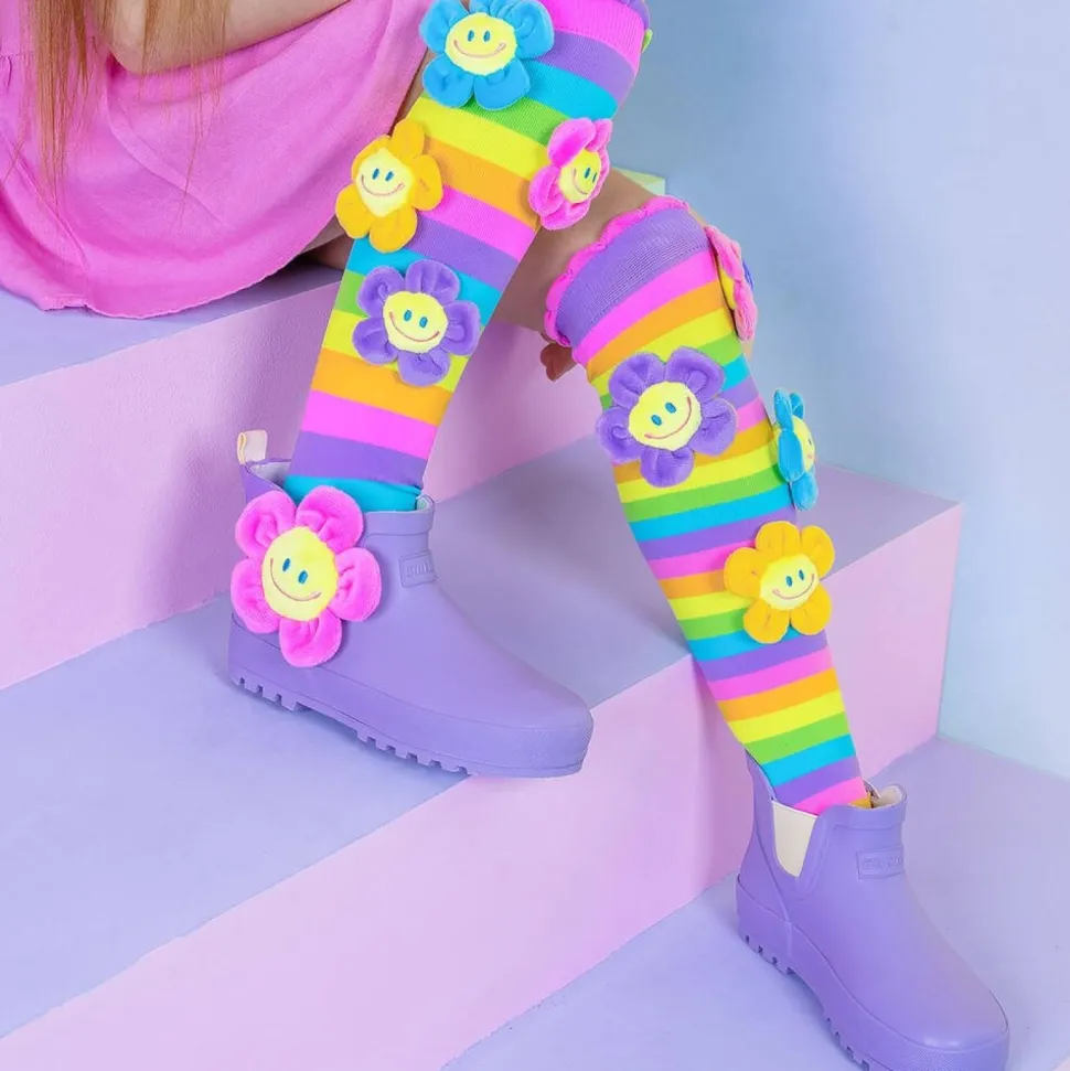 Chaussettes à fleurs