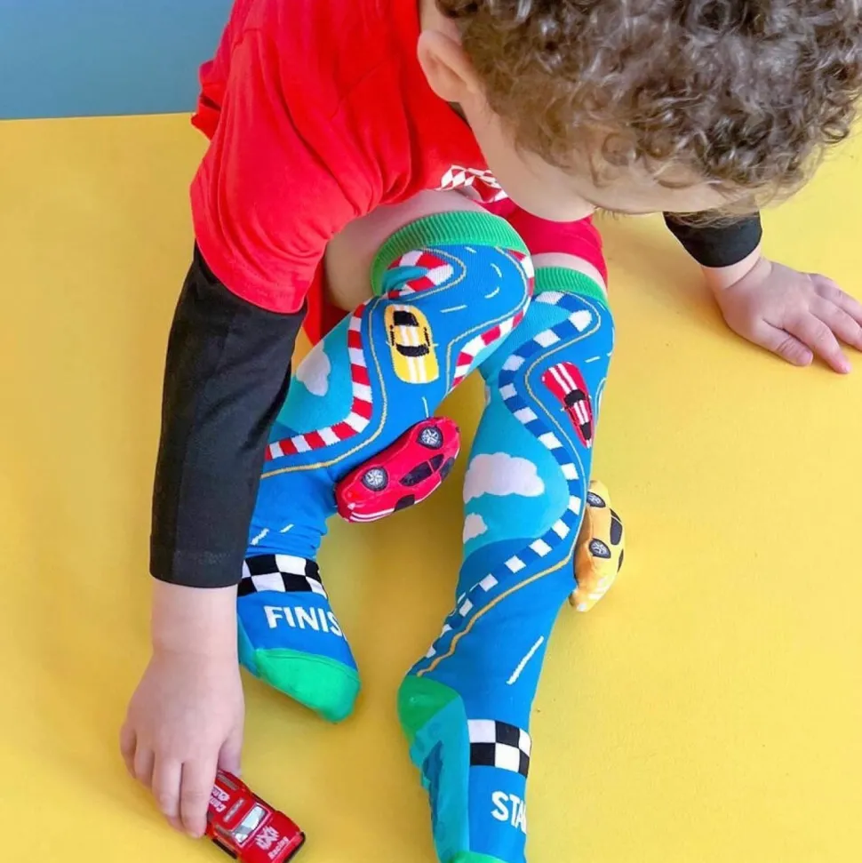Chaussettes course voitures