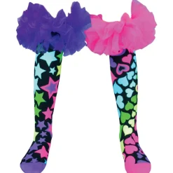 Chaussettes cœurs et étoiles