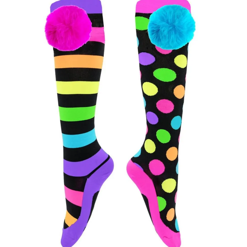 Chaussettes pois et rayures