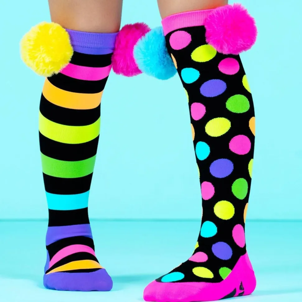 Chaussettes pois et rayures