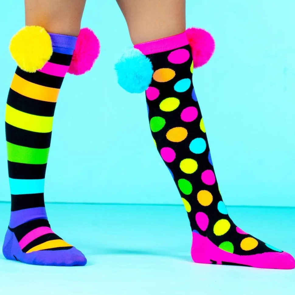 Chaussettes pois et rayures