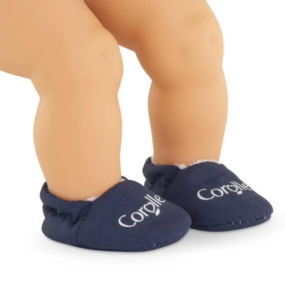 Chaussons bleu marine Mon premier poupon Corolle 30 cm