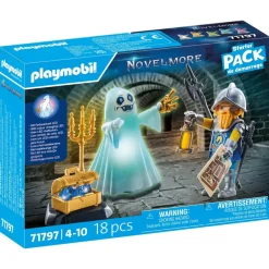 Chevalier et fantôme effets lumineux multicolores Starter Pack PLAYMOBIL Novelmore 71797