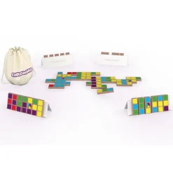 Chromino - domino de couleur en bois