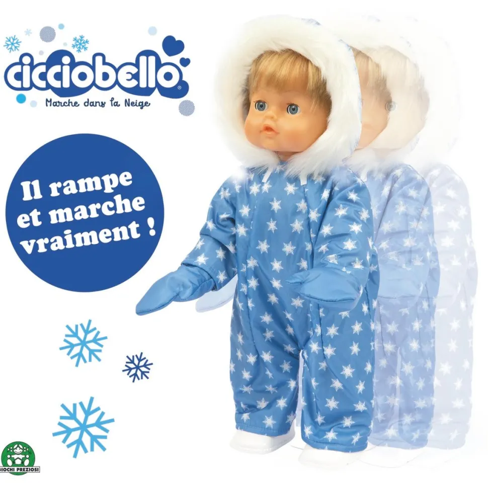 Cicciobello Marche dans la neige