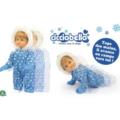 Cicciobello Marche dans la neige