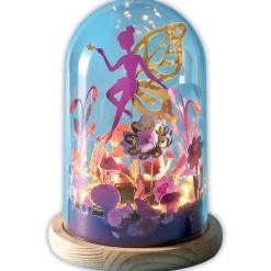 Cloche lumineuse Magic Fairies - Jardin secrêt à construire